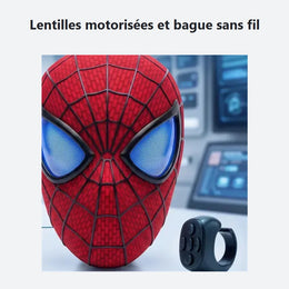 Masque à lentilles motorisées et sa bague de commande sans fil