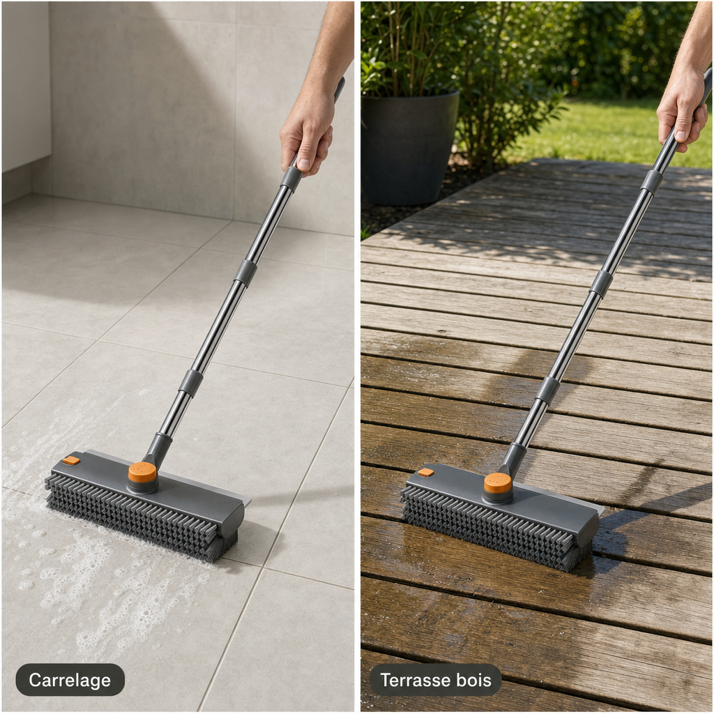 Carrelage et terrasse en bois