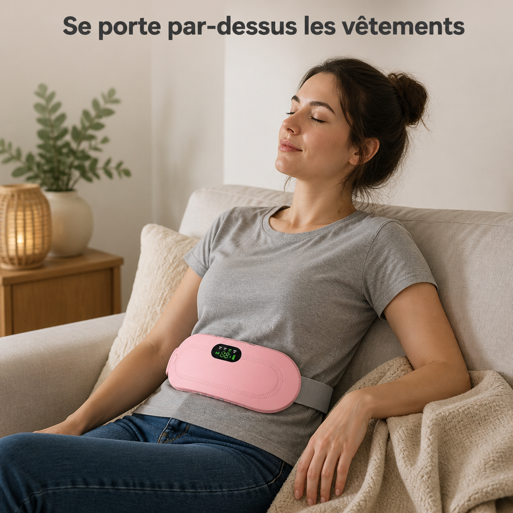 La ceinture se porte par-dessus les vêtements