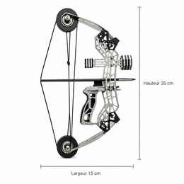 Dimensions : 26 cm de hauteur, 15 cm de largeur