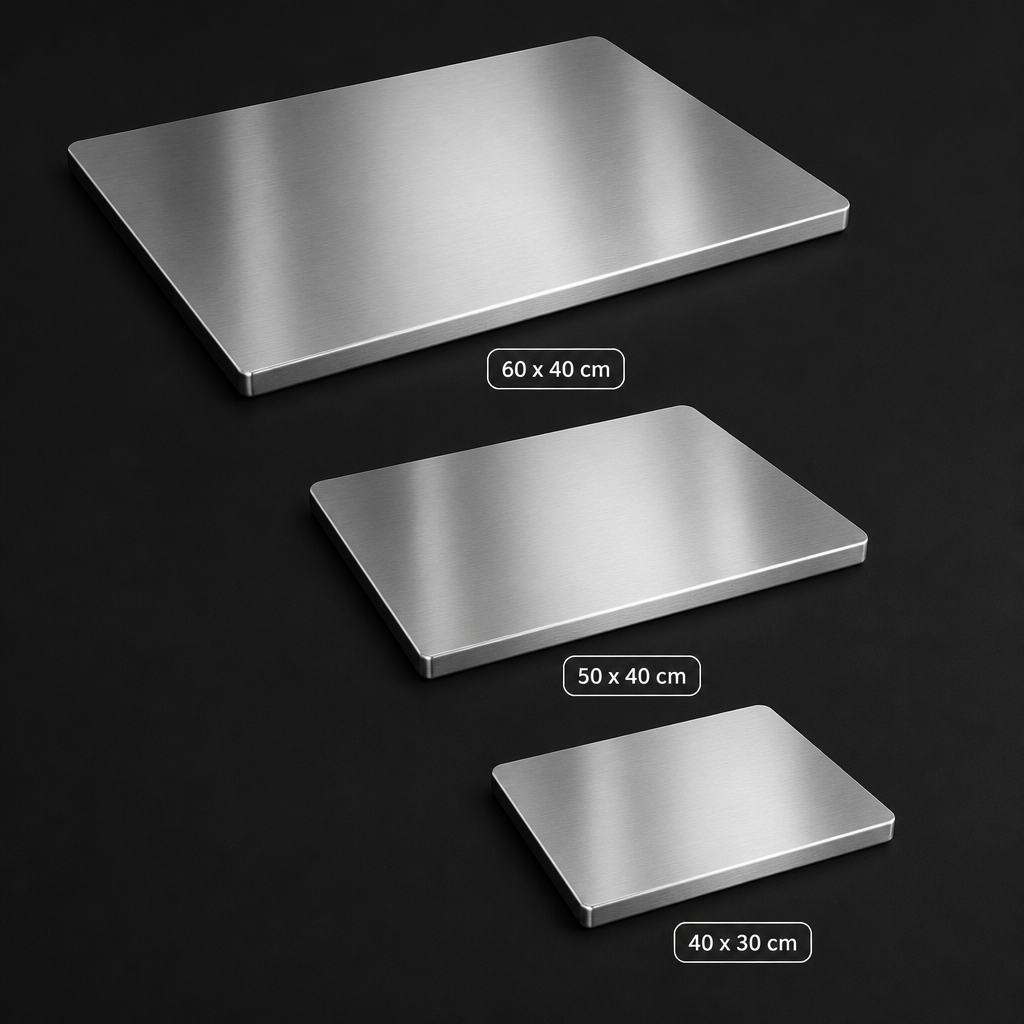 Trois formats : 60 × 40 cm, 50 × 40 cm, 40 × 30 cm