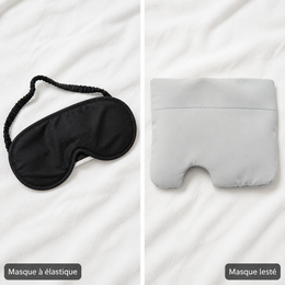 Masque à élastique comparé au masque lesté